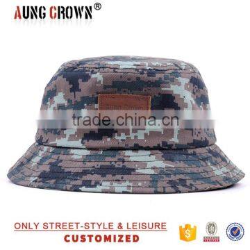 100% cotton green army bucket hats for men