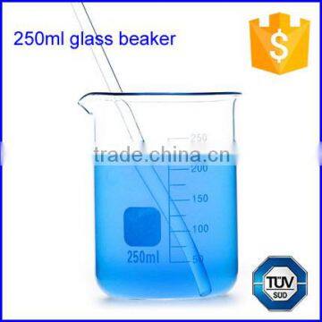 Manufacture price glass graduated 250ml measuring beaker                        
                                                Quality Choice