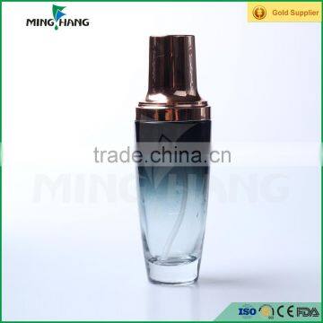 60ml/120ml gradient ramp skin care packing lotion bottle with pump sprayer