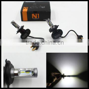automotive led headlight h4 led high low headlight 50w 8000lm car h4 led headlight bulbs 12v led headlight bulb for motorcycles