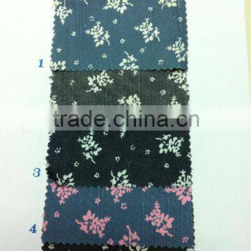 cotton spandex denim printed fabric-8