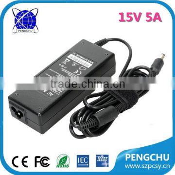 75W DESKTOP ADAPTER 15V POWER SUPPLY