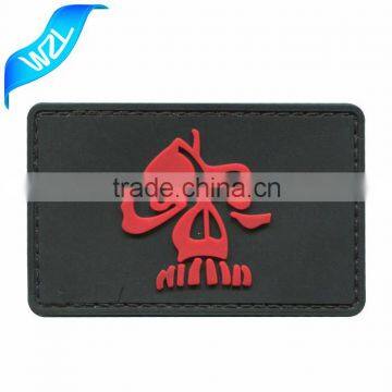 Hot sale wholesale military rubber patch/ PVC patch label/ Rubber label designs