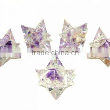 Wholesale Of Orgone Star : ORGONE AMETHYST MERKABA STAR