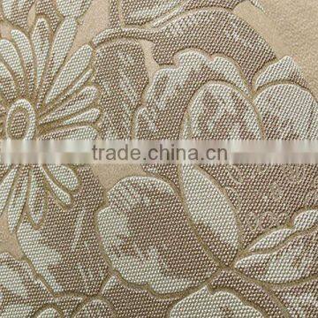 European Pastoral Wallpaper Stripes 3D Non-woven Wallpaper Concrete Wall