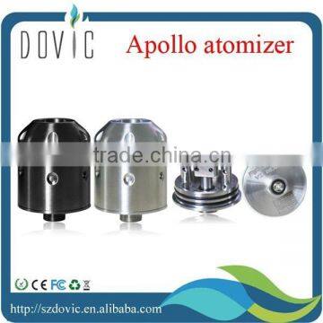 Alibaba express mechanical apollo atomizer rda ,balck /stainless apollo atomizer clone