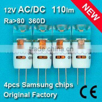 Wholesales Dimmable 12VAC/DC G4 12V LED Light Warm White 2700K With SumSung Chip photo-1