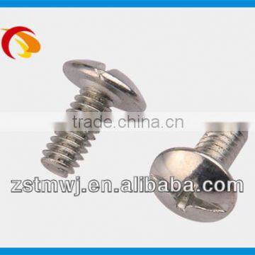big truss head phillips slot plating white zinc machine screw