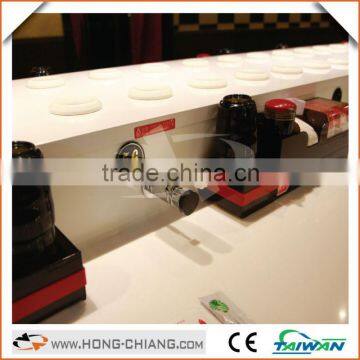 Hot water system for table , bar , restaurant , v-belt , kaiten sushi.made in Taiwan