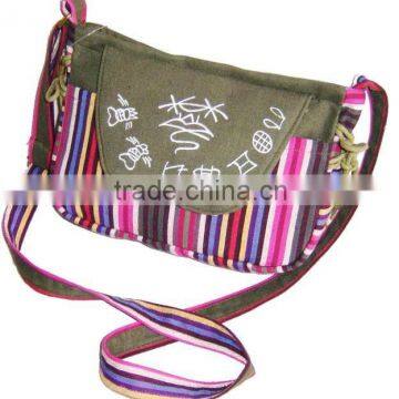 100% cotton messenger bag 193-14