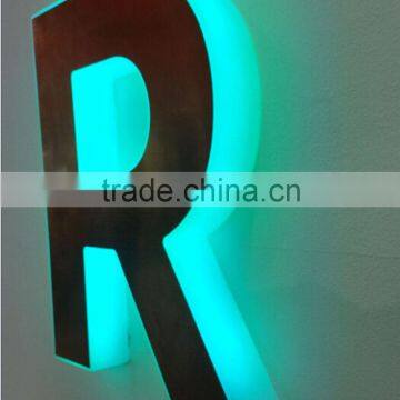 Outdoor Custom Back Led Illuminated Stainless Steel Sign Letters photo-2