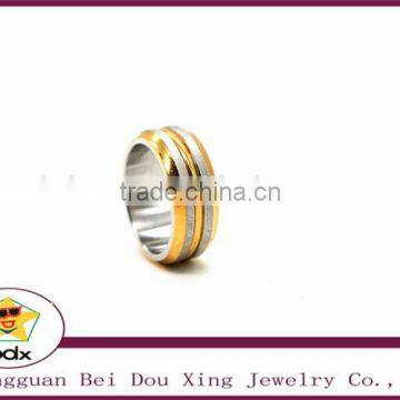 2015 18K Gold Plated Rings 316L Stainless Steel Rings for Men Women Engagement Wedding Classic Jewelry Size 4 to 14 Men Rings Quality Choice
