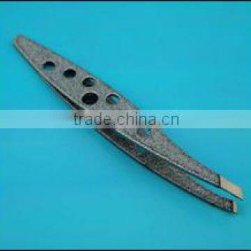 7 hole Satin paint dental tweezers