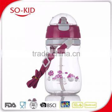 BPA free OEM/ODM large water bottle with straw