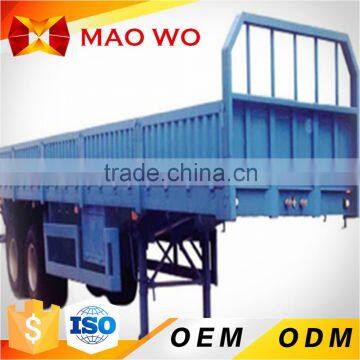 China manufacturer 60t flatbed with side wall semi trailer for sale