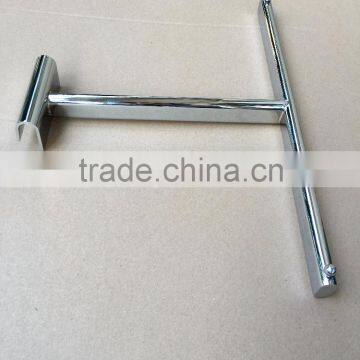 T-Rail Chrome Hanging Rail Metal Hanger Pegboard Hook photo-2