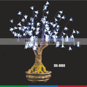 LED Artificial Bonsai Cherry Blossom tree light,indoor led bonsai tree light