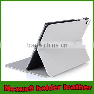 Hot selling stand leather tablet case for google nexus 9