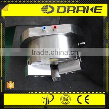 Through-hole hydraulic 3 jaw vertical oil operated lathe chuck used for cnc machine