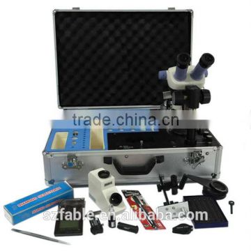 Multi-function Gemological Laboratory toolkit with Gem Refractometer & Microscope