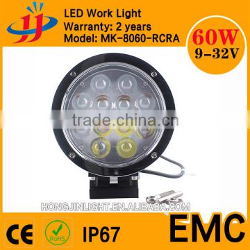 High power 7 inch 4800LM offroad 4X4 LED lights 60W LED work light                        
                                                                                Supplier's Choice