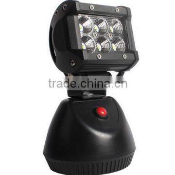 Portable LED Rechargeable Flood Light With AC/DC Car Adapter, Emergency LED Rechargeable Work Light (SR-RWM-18A,18W)Magnet Type photo-3