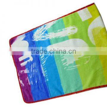 Rainbow Gym Towel with Zip Pocket Gym Towel