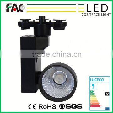 high brightness cost effective black 7w cob led track light 4500k