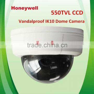 Honeywell 5500TVL CCD 2.8-11mm Varifocal Lens IK10 IP66 Vandalproof outdoor dome camera