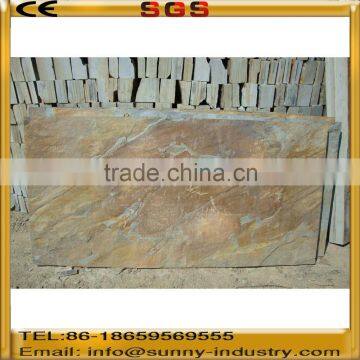 Cheap yellow rusty slate