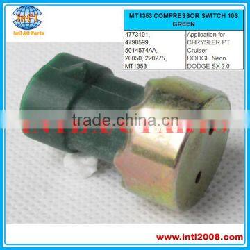 MT1353 COMPRESSOR SWITCH 10S GREEN application for CHRYSLER PT Cruiser /DODGE Neon / DODGE SX OE# 4773101/4798599/5014574AA