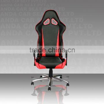 OEM Reclining Office Chair With Footrest/Gaming Computer Chair With Locking Wheels AD-4