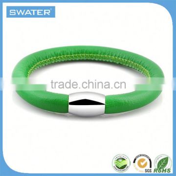 Best Wholesale Websites Green Engraved Bracelet Leather