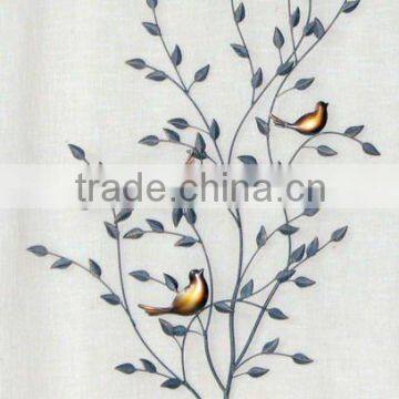 Decorative Tree With Bird Metal Wall Decor