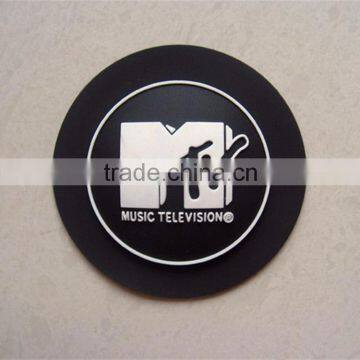 Advertising Gift Music Television Embossed PVC Rubber Patch Logo