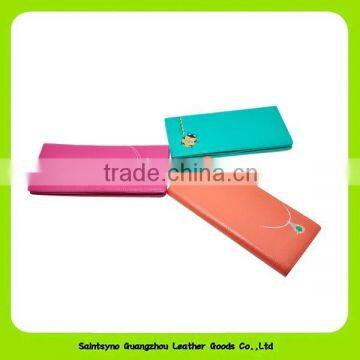 14332 Low Price Fashion Lady Silk Flowers Beauty Girls Leahter Wallet photo-5