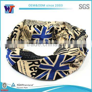 Screen print bandanas headwear multifunctional headwear muslim hijab