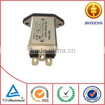 Chengdu manufacturer Single Phase AC Socket EMI Filter Power Filter 3A 6A 10A