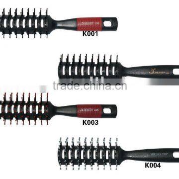 Professional salon use plastic short rib comb&brush