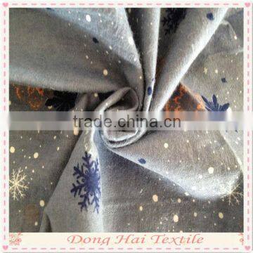 Fashion brushed cotton fabric printing with small flowers