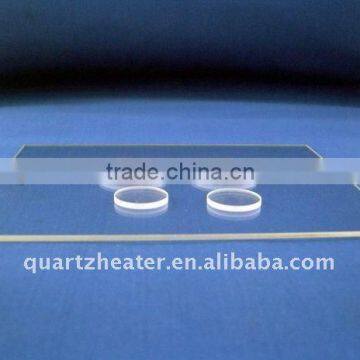 optical fused quartz disc, transparent round glass discs, large clear thin quartz glass plate, fused silica quartz glass disc