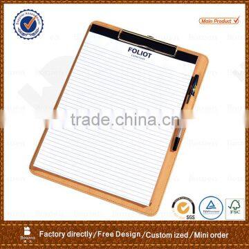 OEM restaurant menu folder&writing board folder&board with clip board