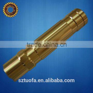 CNC Precision Aluminum Brass Threaded Lighting Pipe photo-3