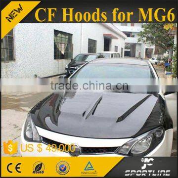 Jc Style Carbon Fiber Auto Engine Hoods for MG6