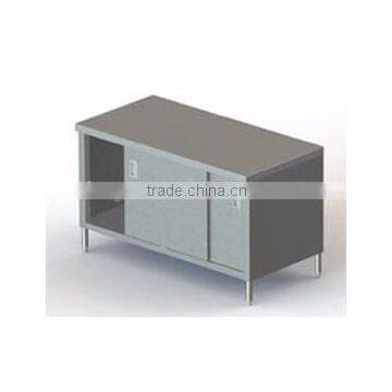 Hospital Furniture Enclosed Work Table with Sliding Door