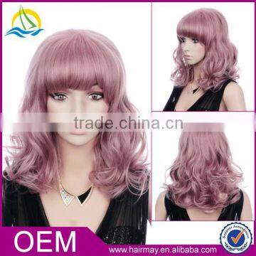 Factory Large in stock full machine braids short afro synthetic wig