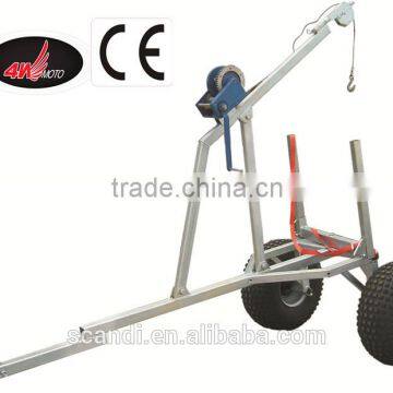 Professional Log Trailer Manufacturer 4W-A07 Log Winch Trailer