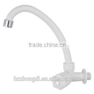Wall Mounted High Quality Hot Selling White ABS Plastic Faucet