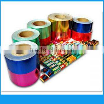 Food Grade Colored Chocolate Wrapper Aluminum Foil