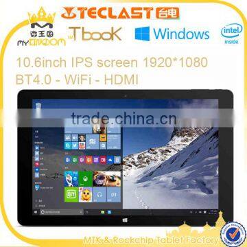 10.6inch 1 Dual OS Tablet pc Teclast Tbook11 Intel Cherry Trail T3 Z8300 X86 1.84Ghz